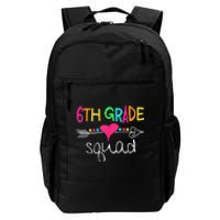 6th Grade Squad Sixth Teacher Student 100 Days Of School Daily Commute Backpack