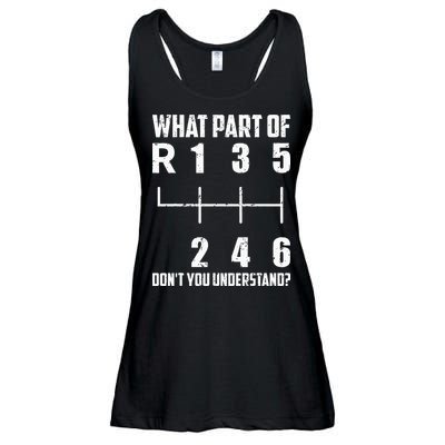 6 Gear Shift Manual Car What Part Of DonT You Understand Ladies Essential Flowy Tank
