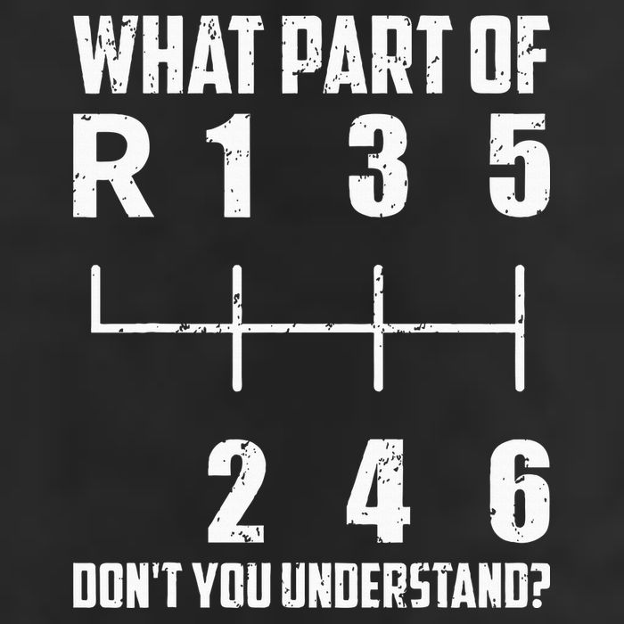 6 Gear Shift Manual Car What Part Of DonT You Understand Hat