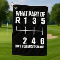 6 Gear Shift Manual Car What Part Of DonT You Understand Golf Towel