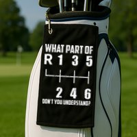 6 Gear Shift Manual Car What Part Of DonT You Understand Golf Towel