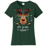 6th Grade Squad Reindeer Christmas Women's T-Shirt