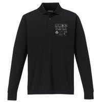 6th Grade Teacher MultiTasking Certified Job Gift Sixth Grade Performance Long Sleeve Polo