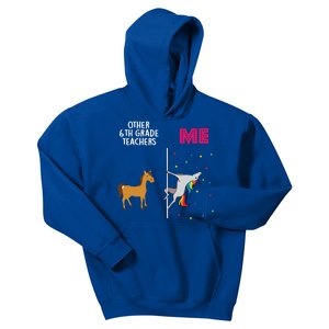 6Th Grade Teacher Unicorn Others You Cute Gift Kids Hoodie