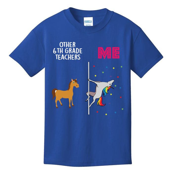 6Th Grade Teacher Unicorn Others You Cute Gift Kids T-Shirt