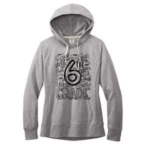 6th Grade Teacher Sixth Grade Teacher Teaching Job Women's Fleece Hoodie