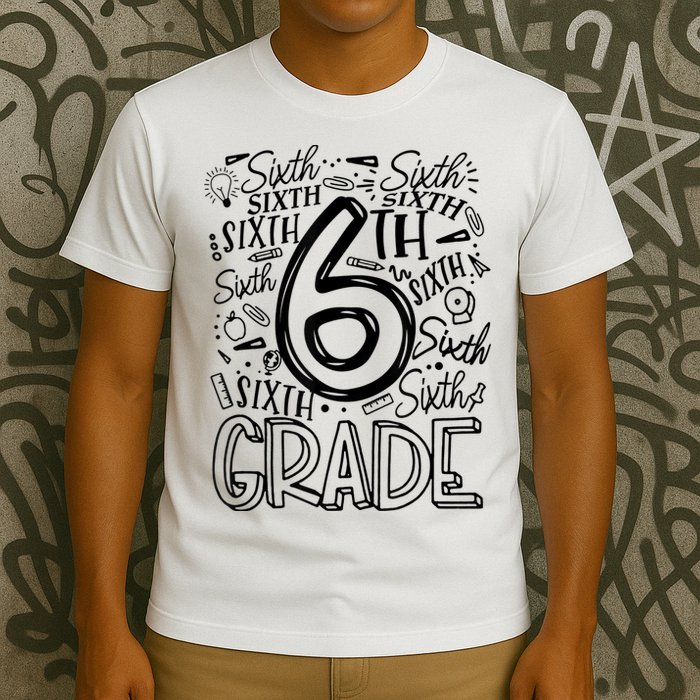 6th Grade Teacher Sixth Grade Teacher Teaching Job T-Shirt