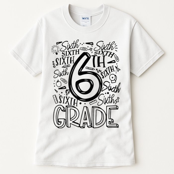 6th Grade Teacher Sixth Grade Teacher Teaching Job Tall T-Shirt