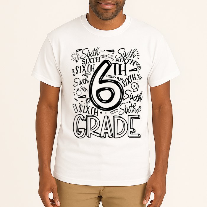 6th Grade Teacher Sixth Grade Teacher Teaching Job Tall T-Shirt