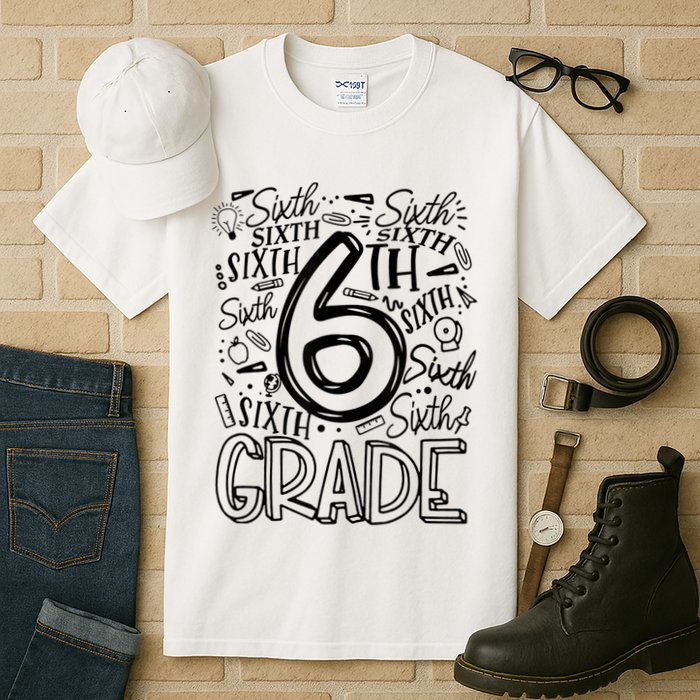 6th Grade Teacher Sixth Grade Teacher Teaching Job Tall T-Shirt