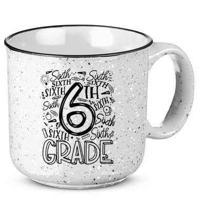 6th Grade Teacher Sixth Grade Teacher Teaching Job 15oz Campfire Ceramic Mug