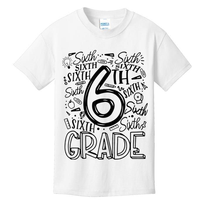 6th Grade Teacher Sixth Grade Teacher Teaching Job Kids T-Shirt