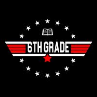 6th Grade Top Gun Pilot Back To School Flexfit Unipanel Trucker Cap