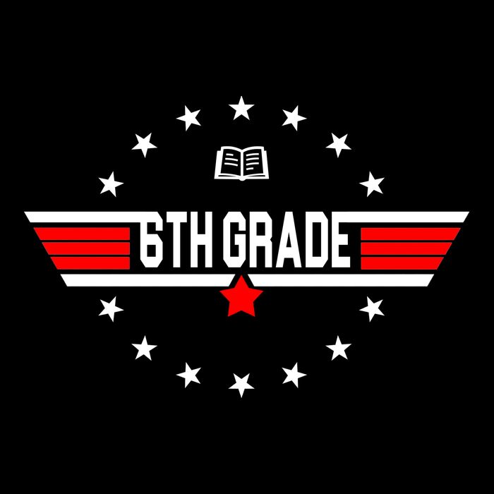 6th Grade Top Gun Pilot Back To School Flexfit Unipanel Trucker Cap