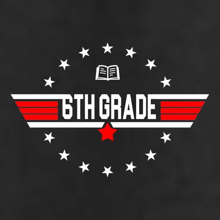 6th Grade Top Gun Pilot Back To School Adult Drive Performance Visor
