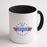 6th Grade Top Gun Pilot Back To School Mug