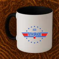 6th Grade Top Gun Pilot Back To School Mug