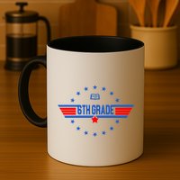6th Grade Top Gun Pilot Back To School Mug