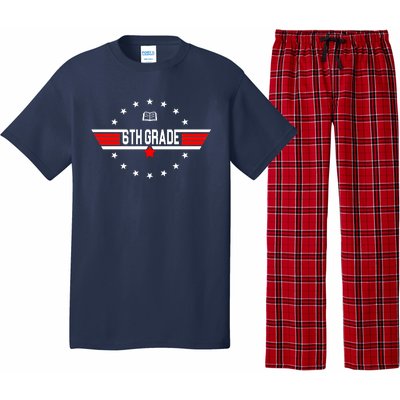 6th Grade Top Gun Pilot Back To School Pajama Set