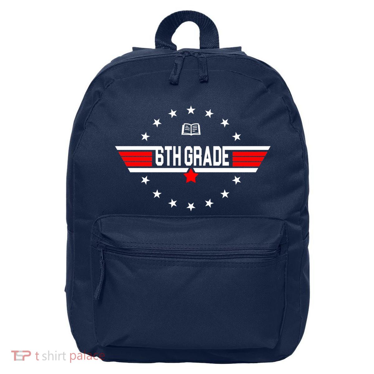 6th Grade Top Gun Pilot Back To School 16 in Basic Backpack