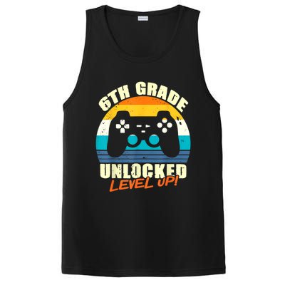 6Th Grade Unlocked Level Up Gamer Back To School Sixth Grade Gift PosiCharge Competitor Tank