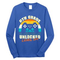 6Th Grade Unlocked Level Up Gamer Back To School Sixth Grade Gift Long Sleeve Shirt