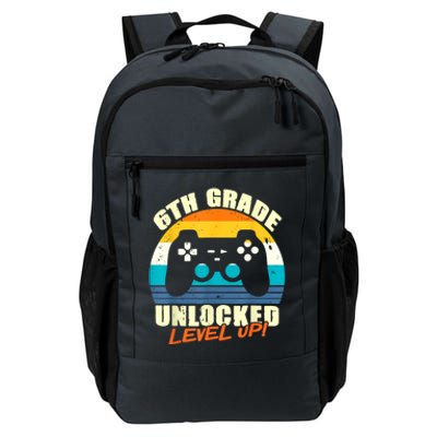 6Th Grade Unlocked Level Up Gamer Back To School Sixth Grade Gift Daily Commute Backpack