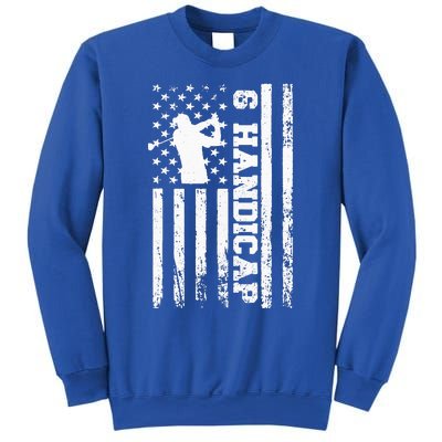 6 Handicap Golf Vintage American Flag Biden Trump Debate Sweatshirt