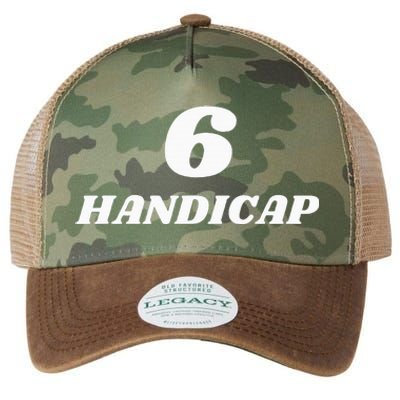 6 Handicap Golf Biden Funny Legacy Tie Dye Trucker Hat