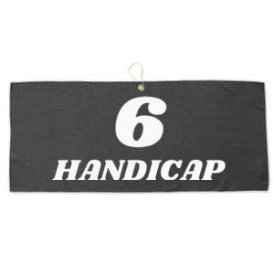 6 Handicap Golf Biden Funny Large Microfiber Waffle Golf Towel