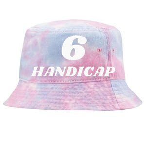 6 Handicap Golf Biden Funny Tie-Dyed Bucket Hat