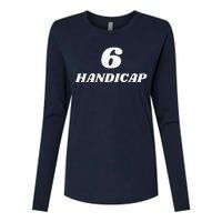 6 Handicap Golf Biden Funny Womens Cotton Relaxed Long Sleeve T-Shirt