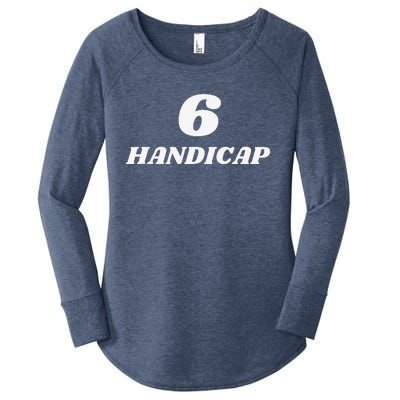 6 Handicap Golf Biden Funny Women's Perfect Tri Tunic Long Sleeve Shirt