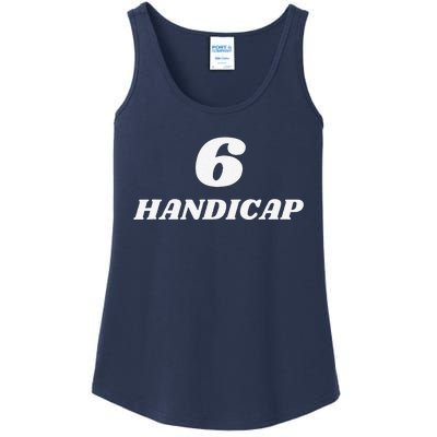 6 Handicap Golf Biden Funny Ladies Essential Tank