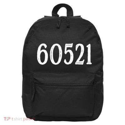 60521 Hinsdale Illinois Zip Code 16 in Basic Backpack
