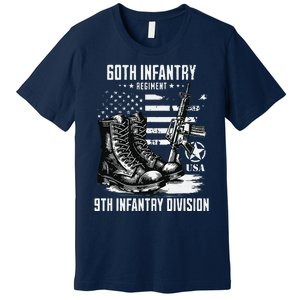 60th Infantry Regiment 9th Infantry Division Veteran Premium T-Shirt