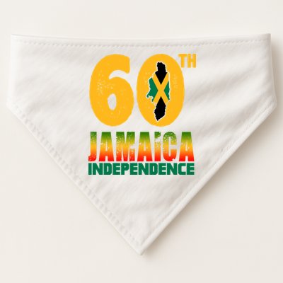 60th Jamaica Independence USA-Made Doggie Bandana