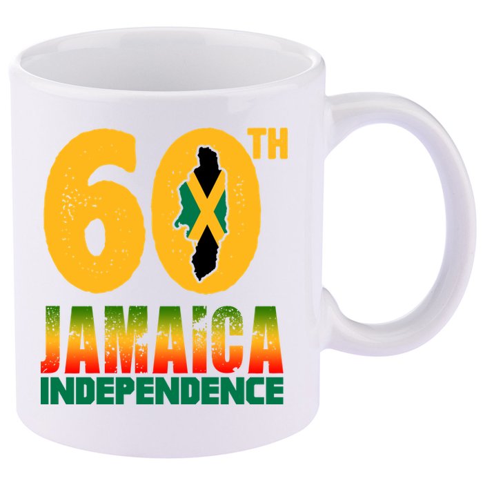 60th Jamaica Independence 11oz C Handle Ceramic Mug