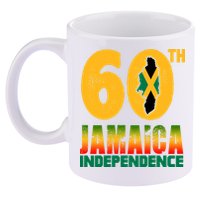 60th Jamaica Independence 11oz C Handle Ceramic Mug