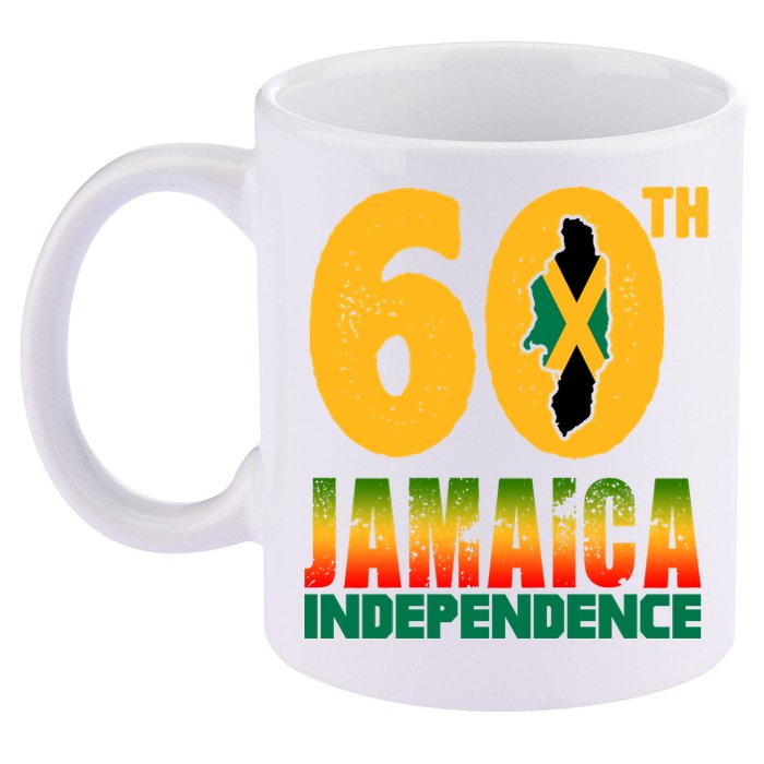 60th Jamaica Independence 11oz C Handle Ceramic Mug