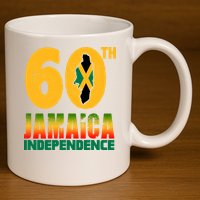 60th Jamaica Independence 11oz C Handle Ceramic Mug