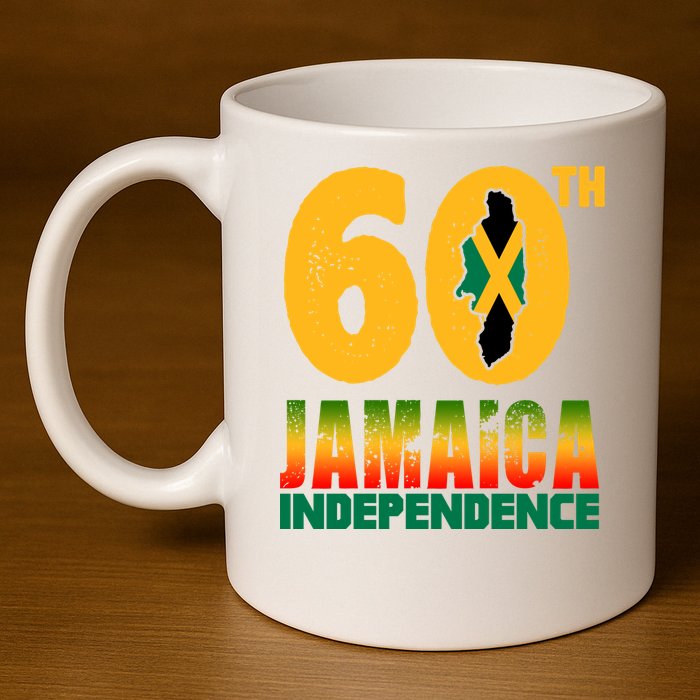 60th Jamaica Independence 11oz C Handle Ceramic Mug
