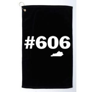 606 Kentucky Map New Platinum Collection Golf Towel