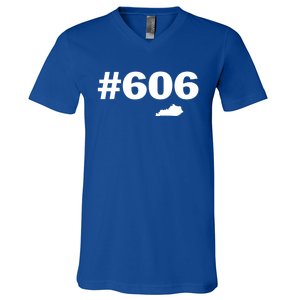 606 Kentucky Map New V-Neck T-Shirt