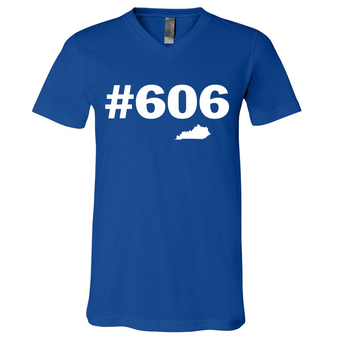 606 Kentucky Map New V-Neck T-Shirt