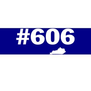 606 Kentucky Map New Bumper Sticker