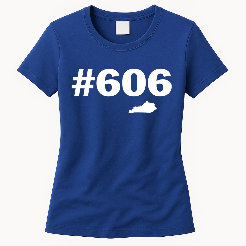 606 Kentucky Map New Womens T-Shirt