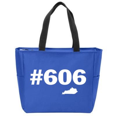 606 Kentucky Map New Zip Tote Bag