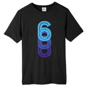 6 Lucky Number 6th Year Birthday Age Sports Team Tall Fusion ChromaSoft Performance T-Shirt