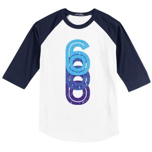 6 Lucky Number 6th Year Birthday Age Sports Team Baseball Sleeve Shirt